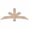 Ekena Millwork Alberta Smooth Timber Gable Bracket, Douglas Fir, 60"W x 25"H x 1 1/2"D x 5 1/2"F, 10/12 Pitch GBW060X25X0206ALB00SDF - alternate 1
